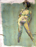 Title: Drawing: - Description: Female Nude-- Lyne Paquette